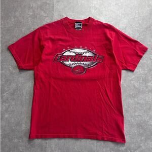90s Vintage St. Louis Cardinals Pro Player Red T Shirt Size M